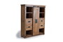 GINER Y COLOMER Armoire de style industriel en bois de manguier